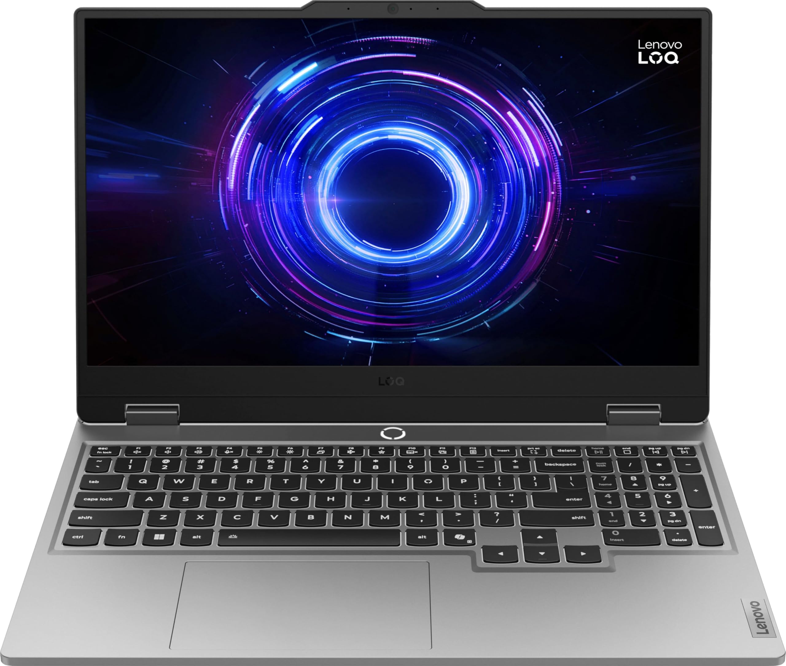 Lenovo LOQ 15IRX10 Gaming Laptop, 15.6" FHD IPS 144Hz Display, Intel Core i5-13450HX, 16GB DDR5 RAM, 512GB SSD, NVIDIA GeForce RTX 5050 8GB, White Backlit ENG Keyboard, Luna Grey